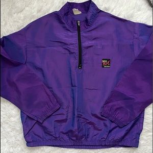 90s VINTAGE IRIDESCENT SURF STYLE WINDBREAKER 100% AUTHENTIC